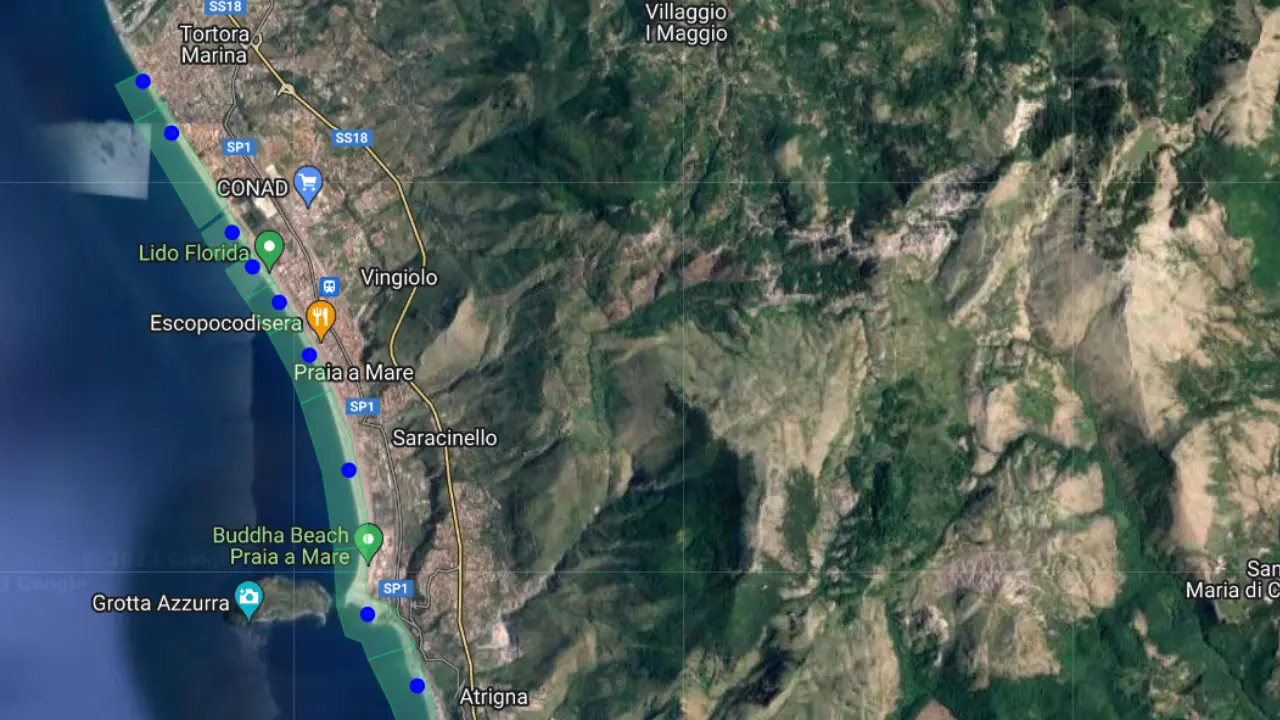 Praia: nessuna interdizione per il 2023, le acque della costa tornano tutte balneabili