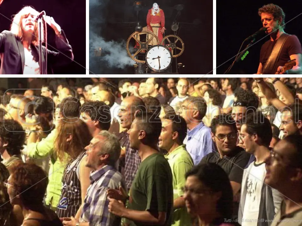Quando Cosenza aspettava le Invasioni e c'erano Patti Smith e Lou Reed a corso Mazzini | FOTO