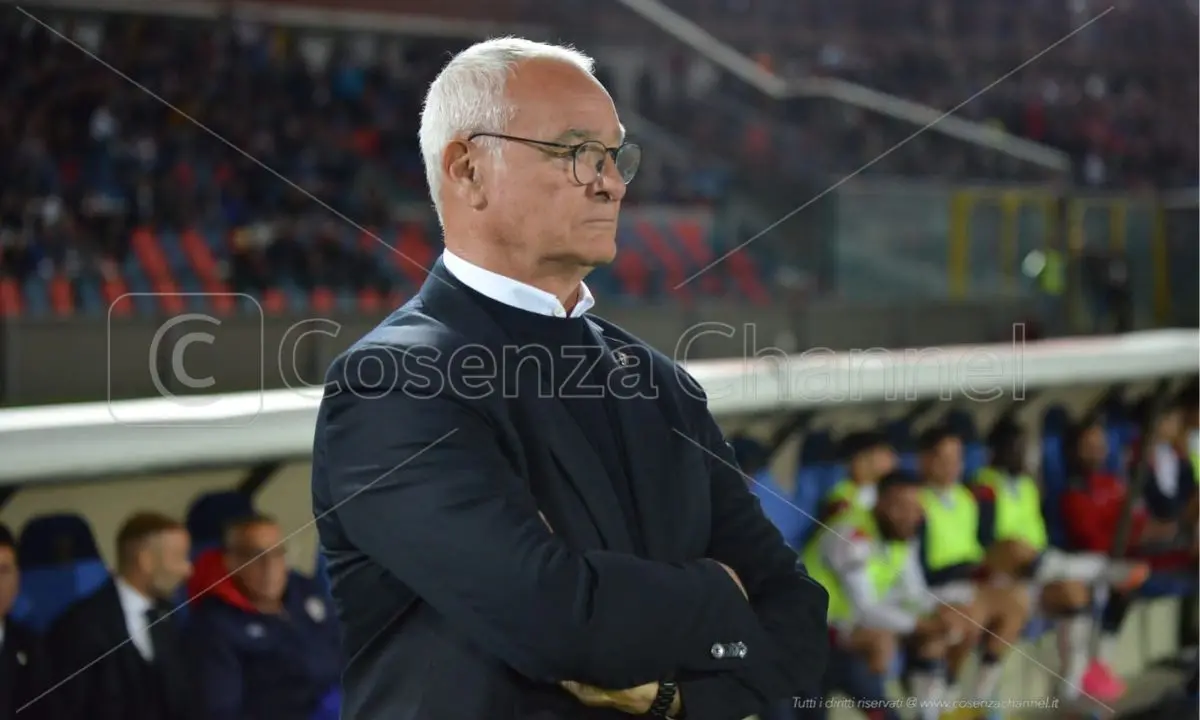 Ranieri: «Bravi a resistere al Cosenza, non ha mollato fino alla fine»