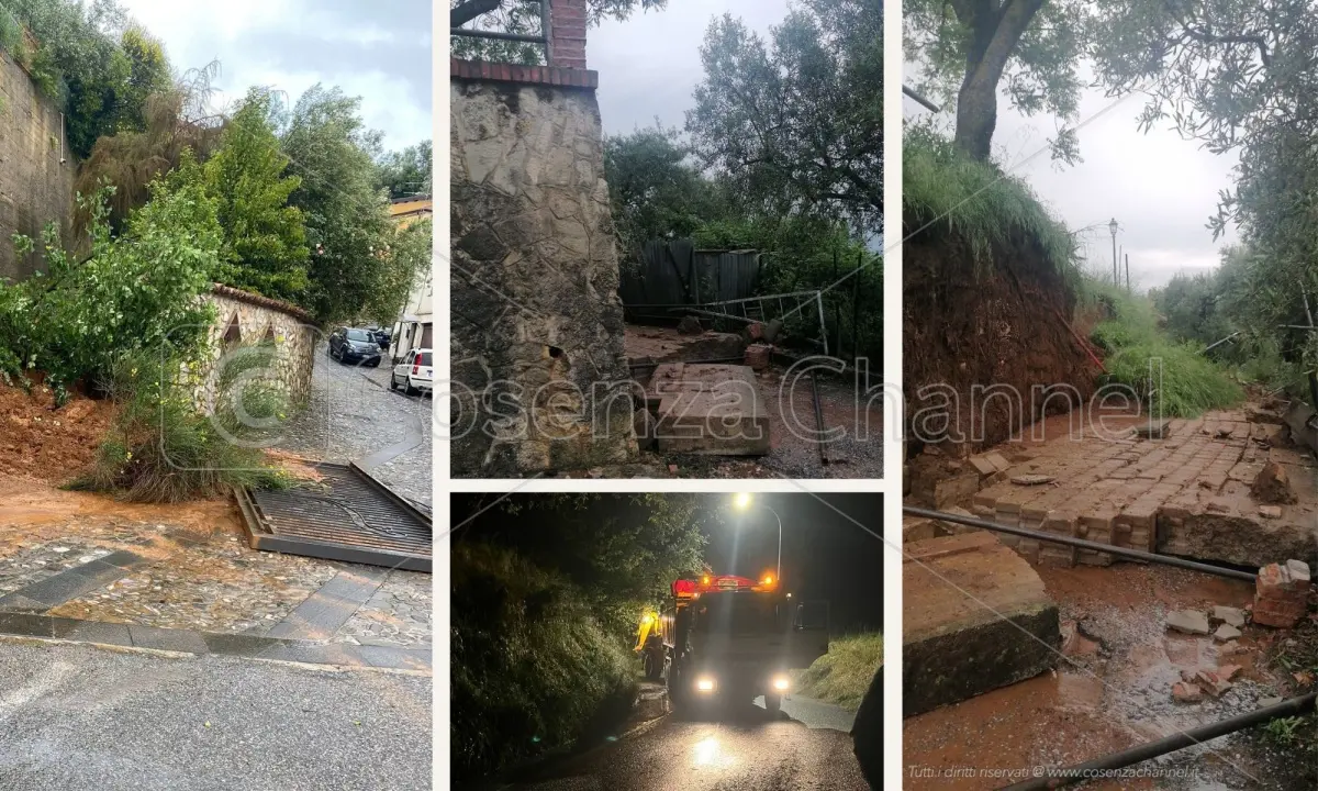 Cosenza, il maltempo mette in ginocchio la frazione di Donnici | FOTO