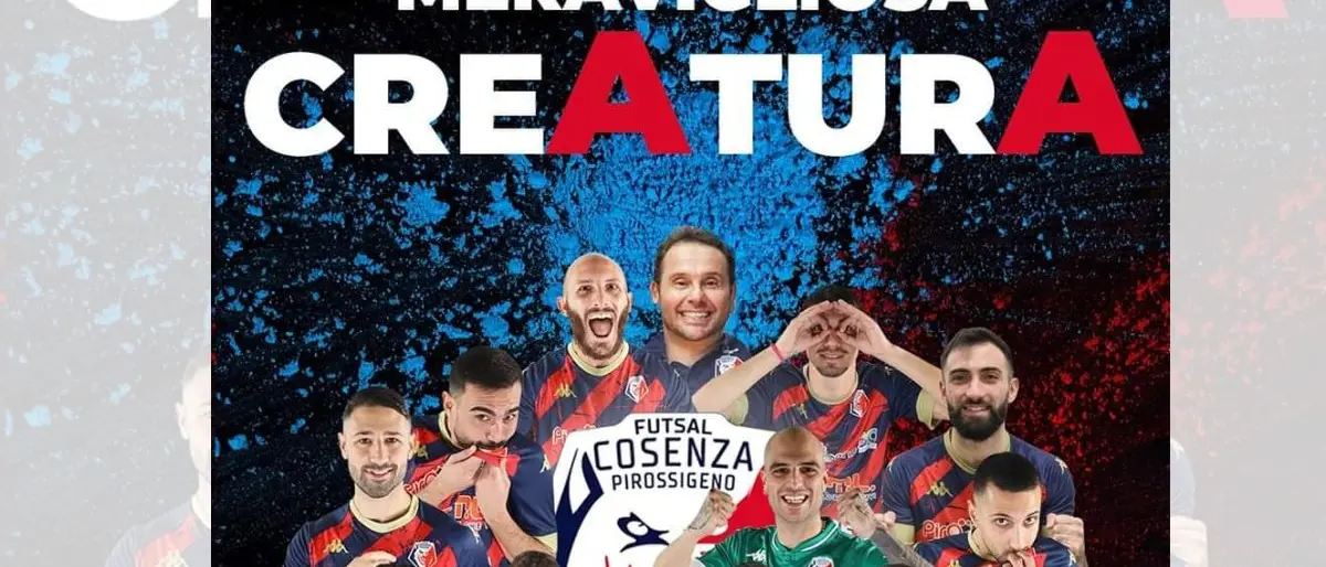 Pirossigeno Cosenza calcio a 5 in serie A1: festa grande a Salsomaggiore Terme