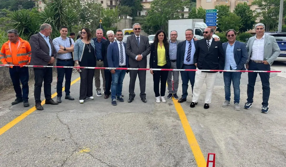 Ponte Bagni tra Acquappesa a Guardia Piemontese, riapertura al traffico