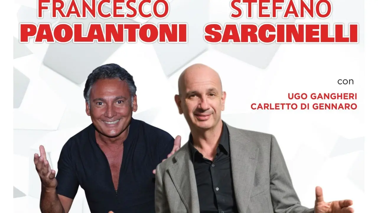Lo spettacolo di Paolantoni e Sarcinelli animerà l'estate di Acri