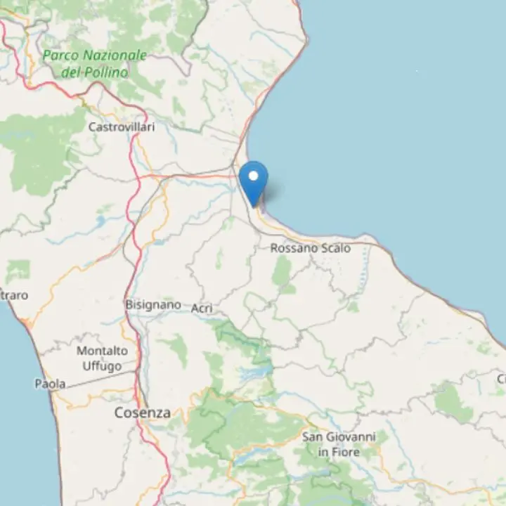 Scossa di terremoto in provincia di Cosenza alle 11.15: paura tra i cittadini ma nessuna criticità
