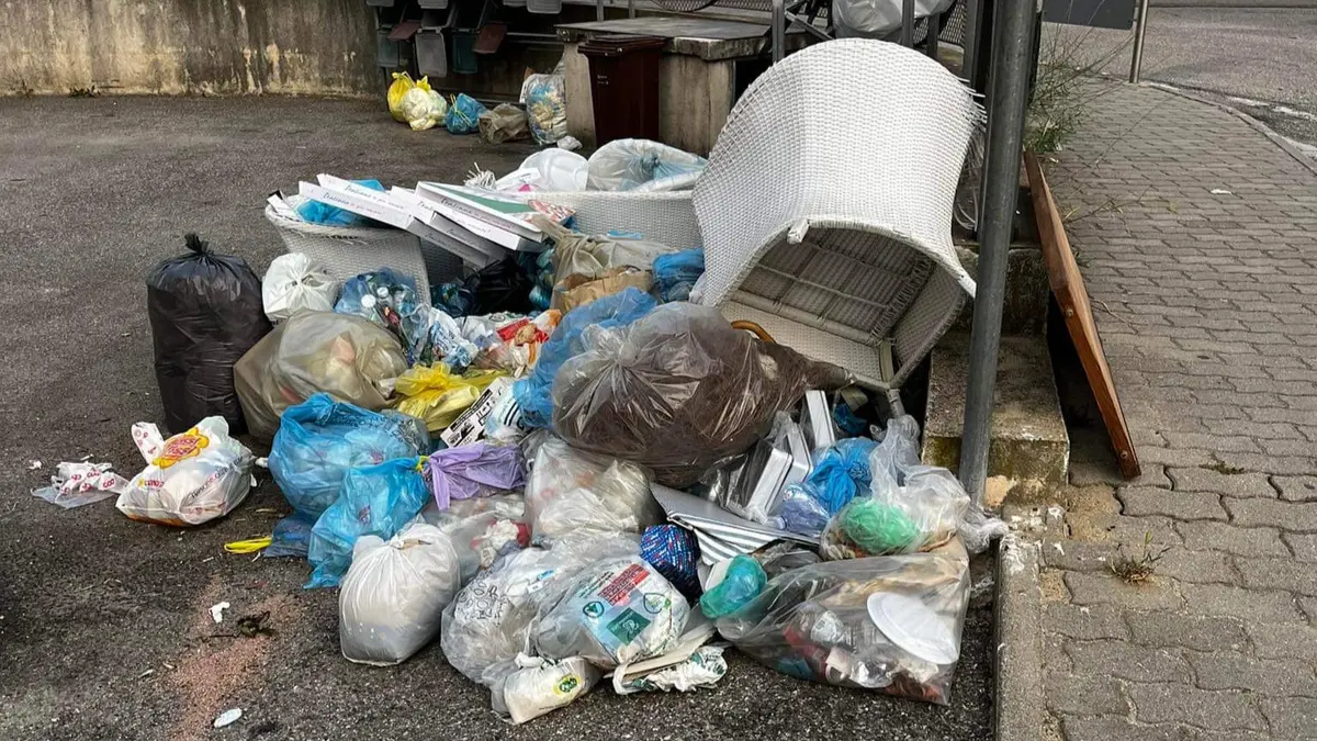 La segnalazione: «Spazzatura e inciviltà dei residenti a Rende nei pressi delle scuole»
