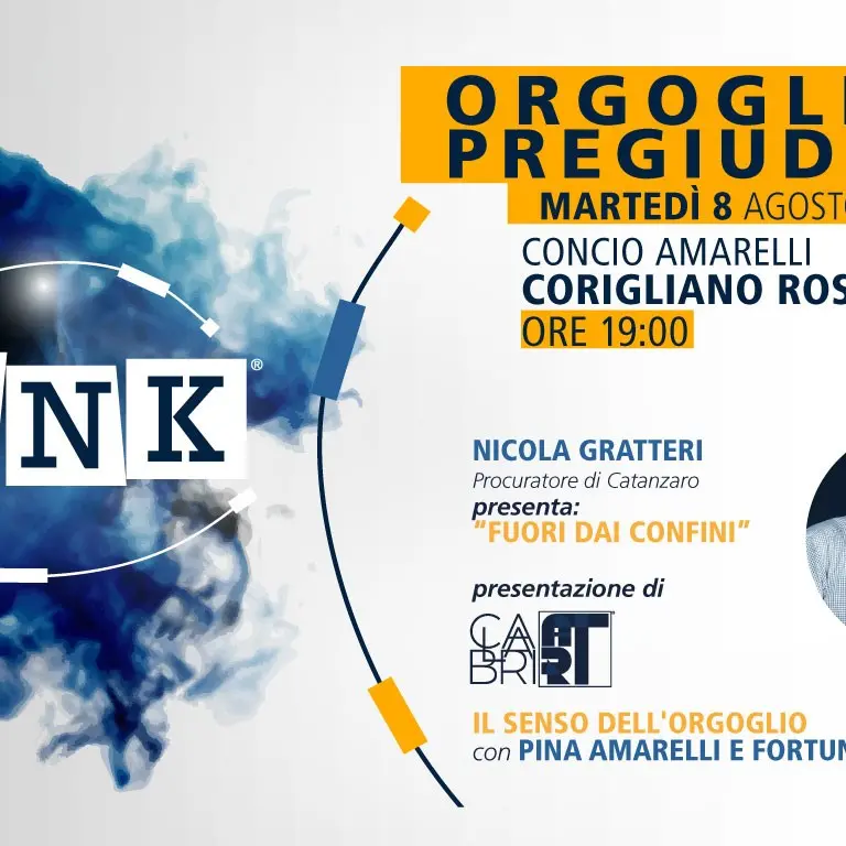 Link \"Orgoglio e Pregiudizio\", a Corigliano Rossano ultimo appuntamento con Nicola Gratteri