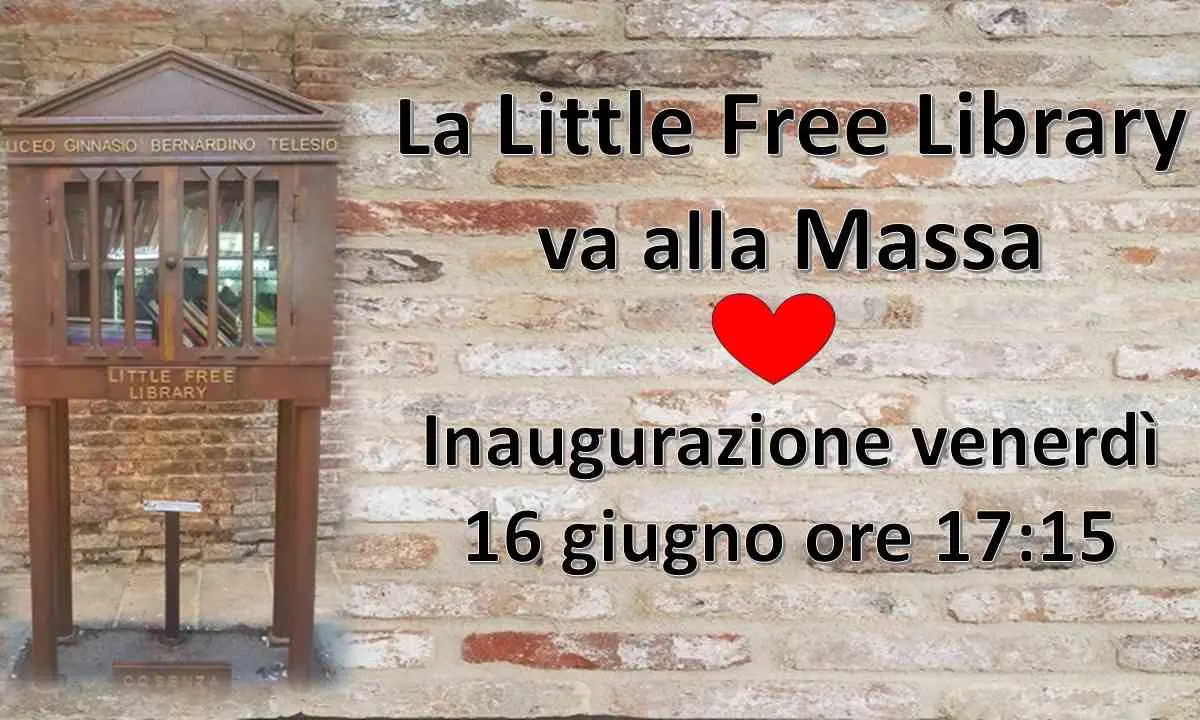 Cosenza, la Little Free Library Telesio ci riprova: dopo furti e atti vandalici si sposta alla Massa