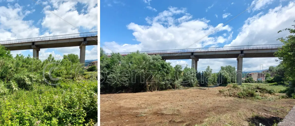 Cosenza, interventi lungo il torrente Iassa dopo la petizione dei residenti