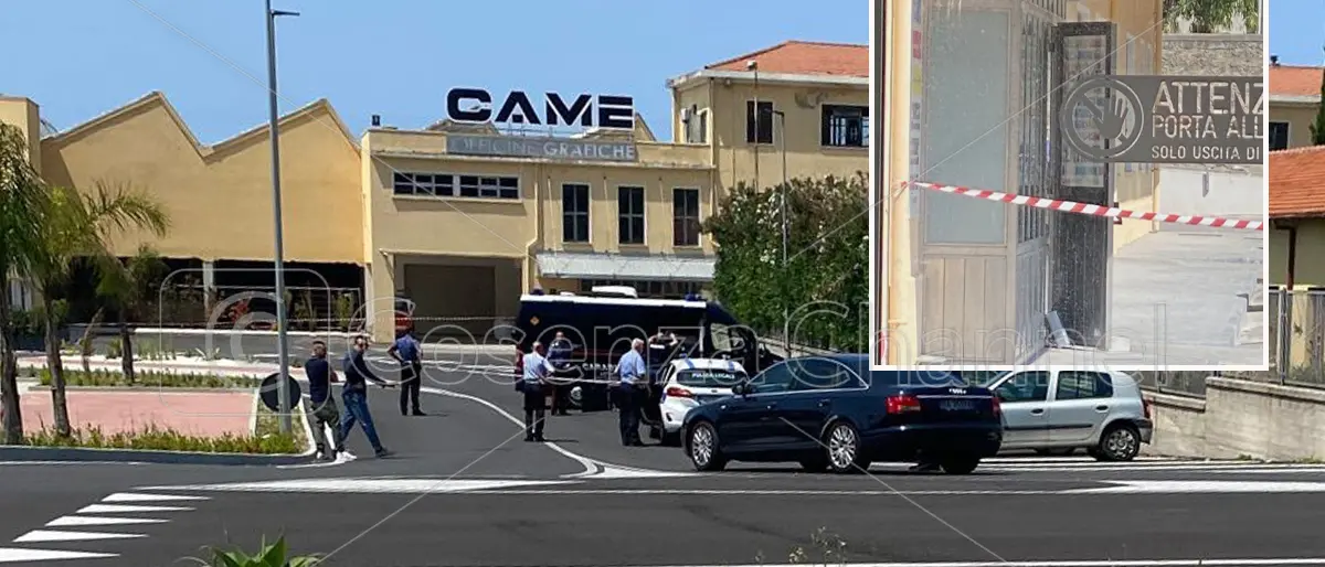 Cetraro, fallito attentato contro la ditta Came. Artificieri sul posto