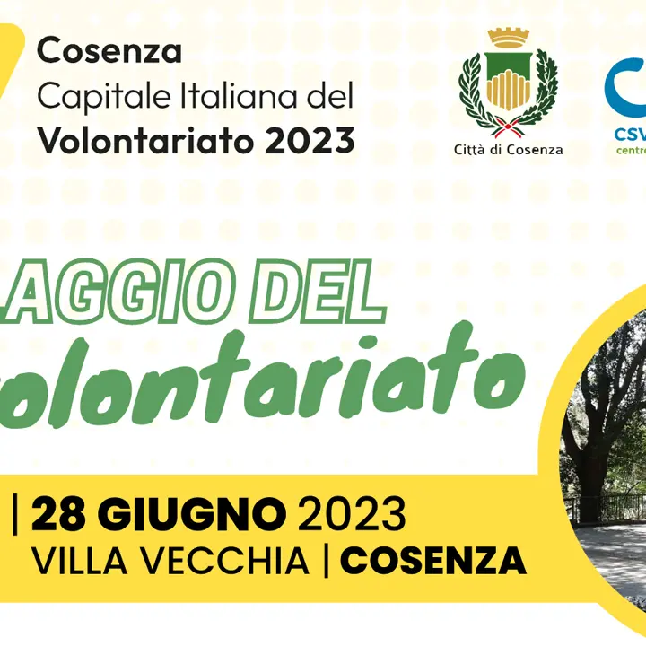 Cosenza Vecchia diventa Villaggio del Volontariato dal 26 al 28 giugno