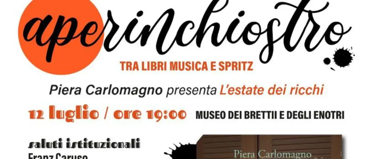 Aperinchiostro al via il 12 luglio al Museo dei Brettii e degli Enotri
