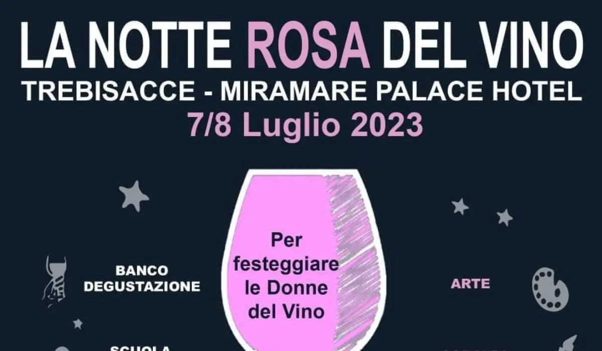 Trebisacce festeggia le donne del vino con la \"Notte Rosa\"