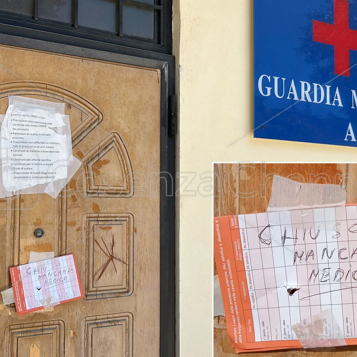 A Rende vietato ammalarsi, la Guardia Medica chiusa per mancanza di dottori