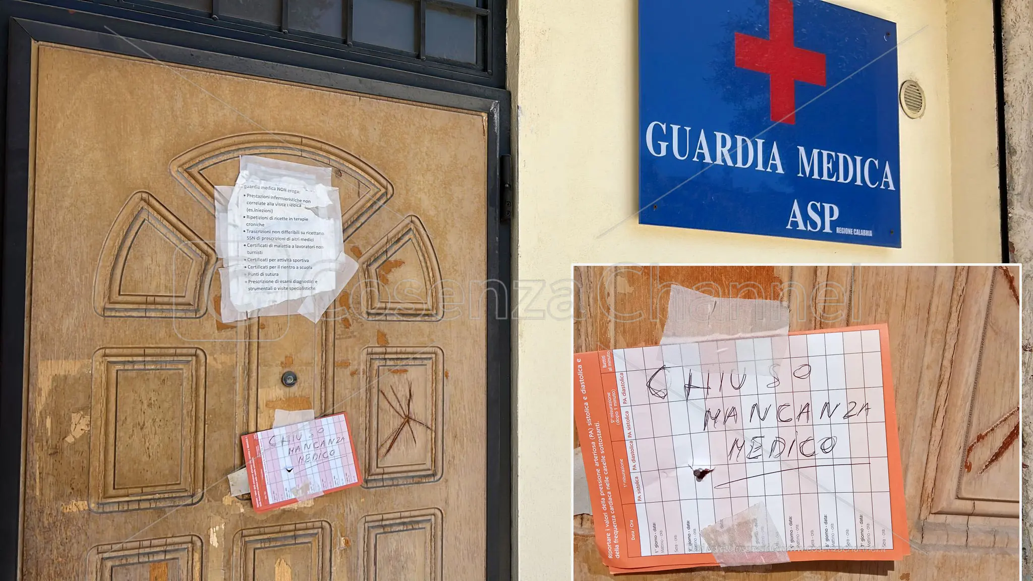 A Rende vietato ammalarsi, la Guardia Medica chiusa per mancanza di dottori