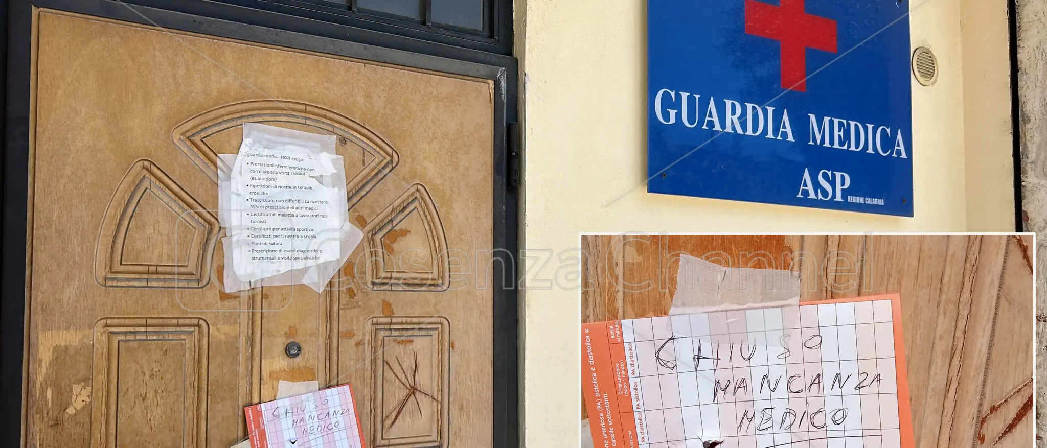 A Rende vietato ammalarsi, la Guardia Medica chiusa per mancanza di dottori