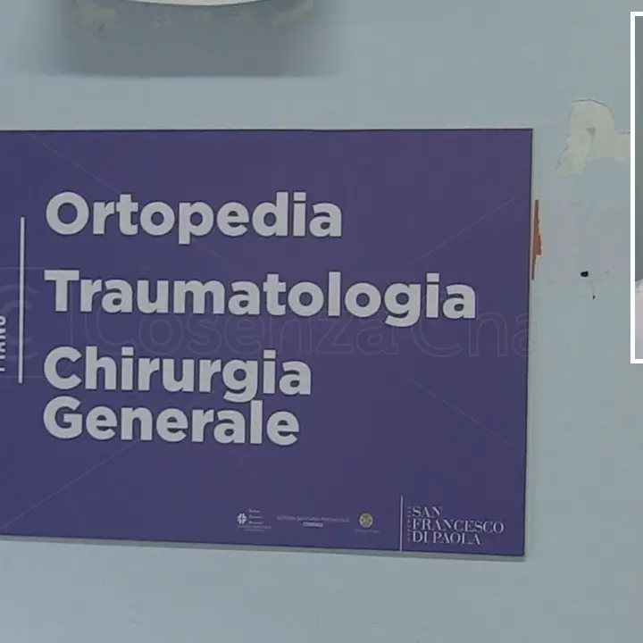 Sanità, bollino verde per il San Francesco di Paola, al top per il trattamento al femore | VIDEO
