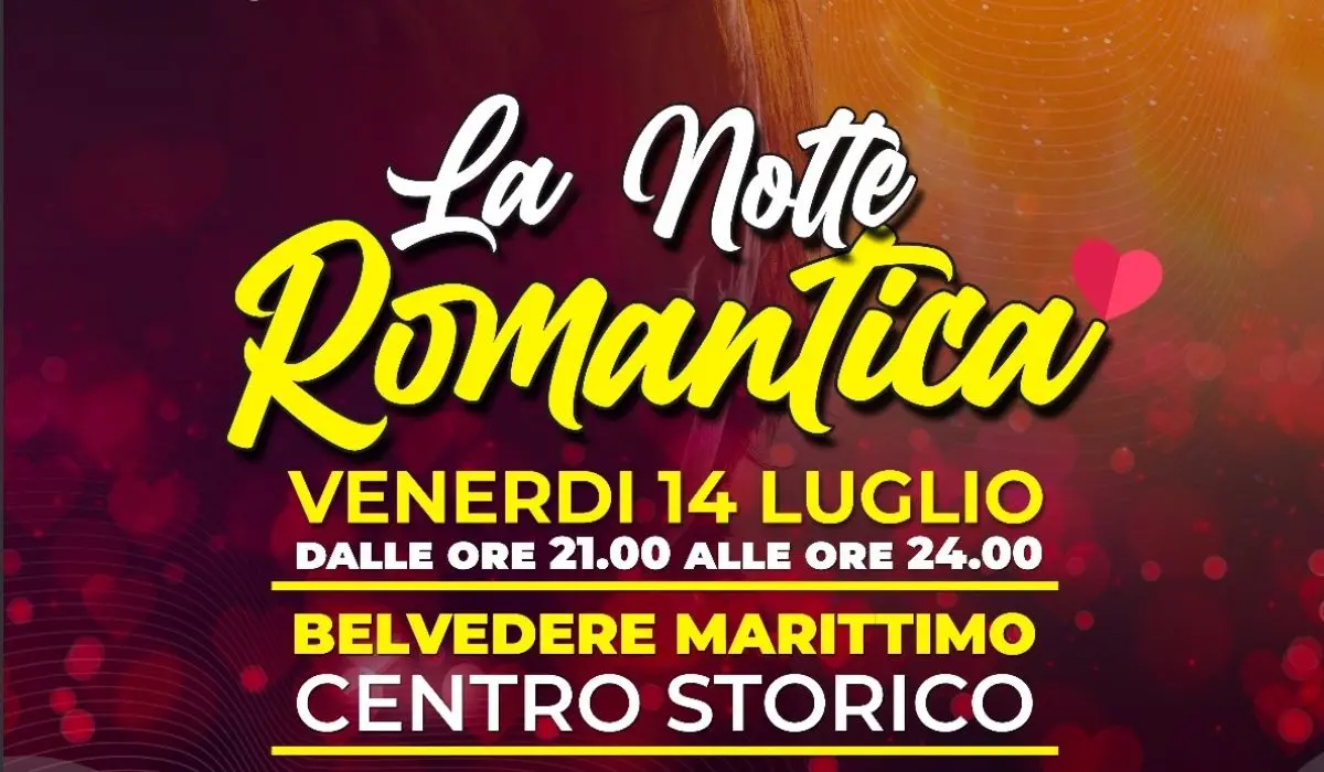Belvedere Marittimo, nel Borgo della Sapienza si celebra la \"Notte romantica\"