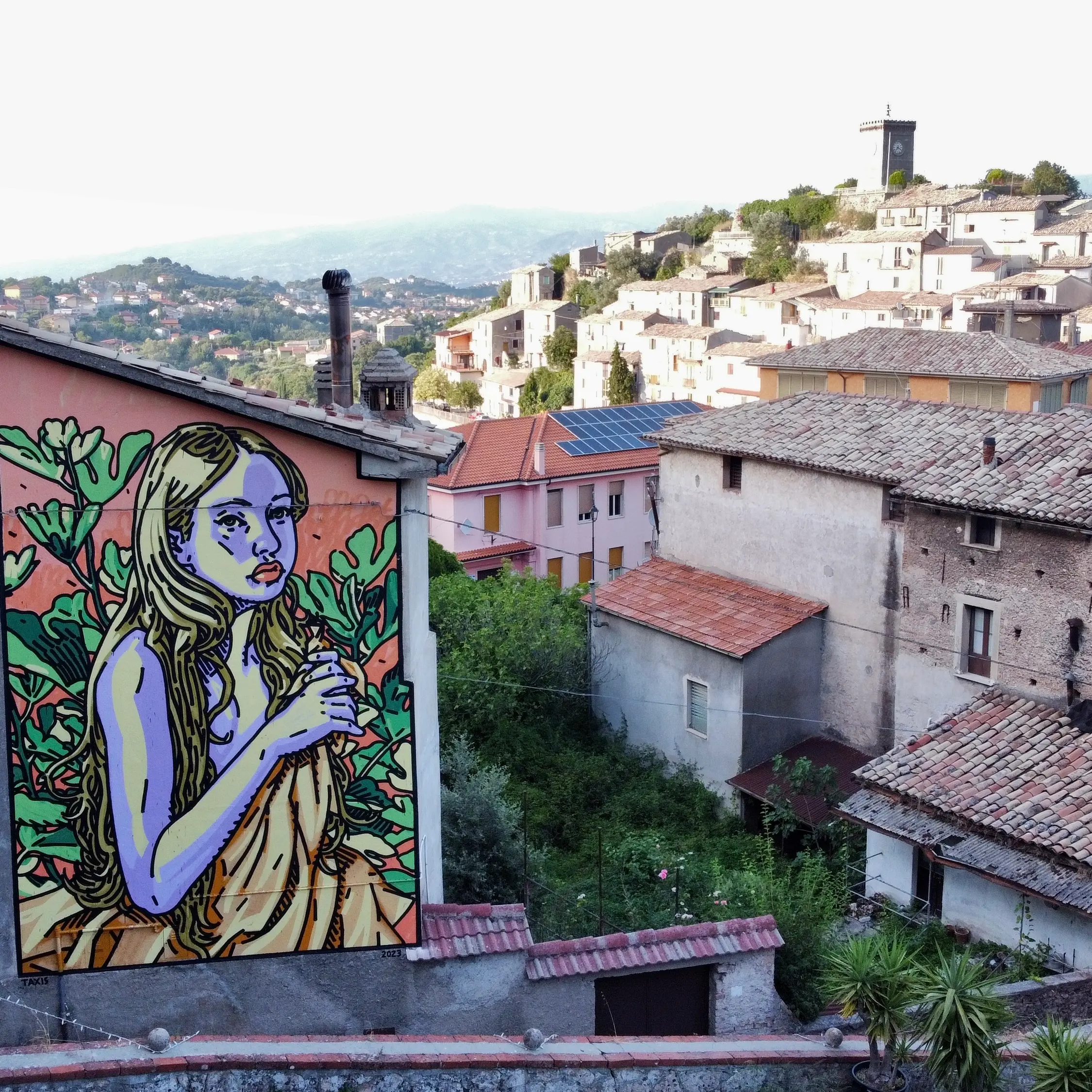 Mendicino, prende forma il museo d'arte urbana con le nuove opere del Musa