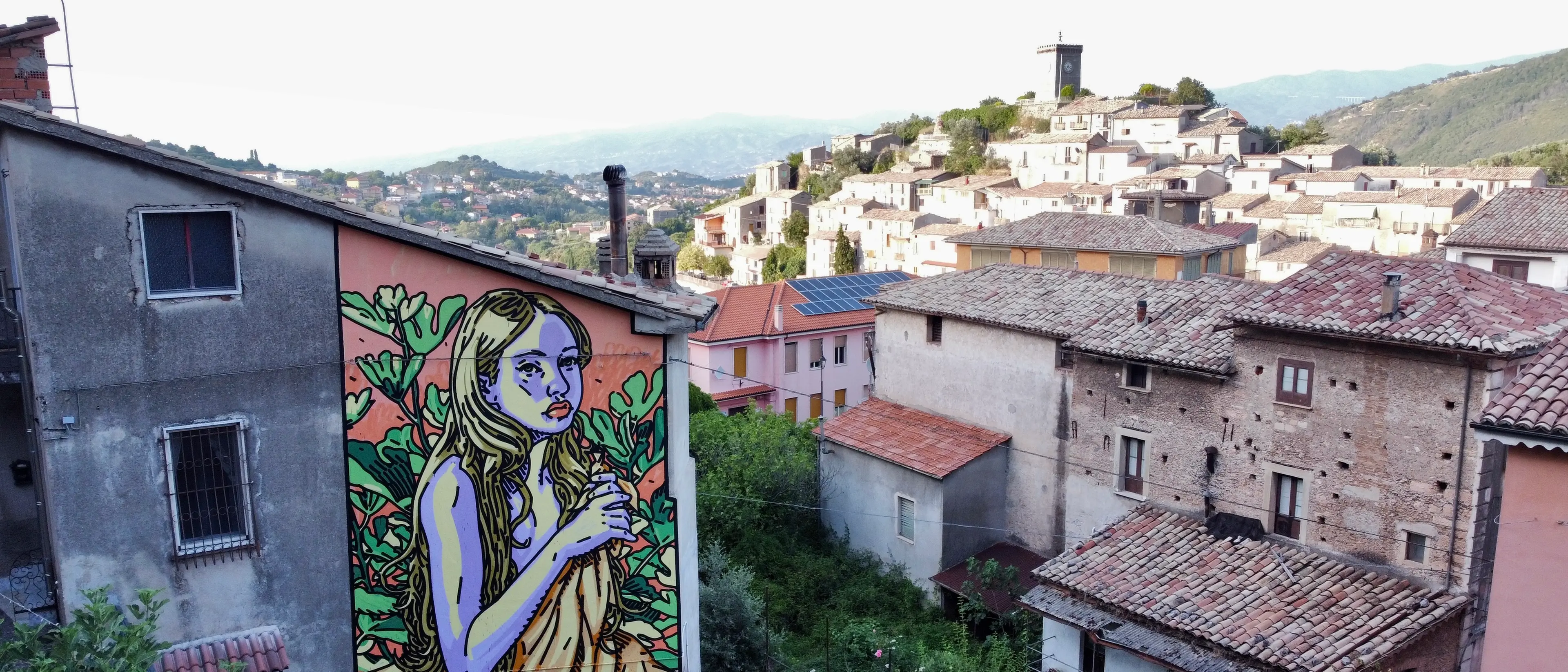 Mendicino, prende forma il museo d'arte urbana con le nuove opere del Musa