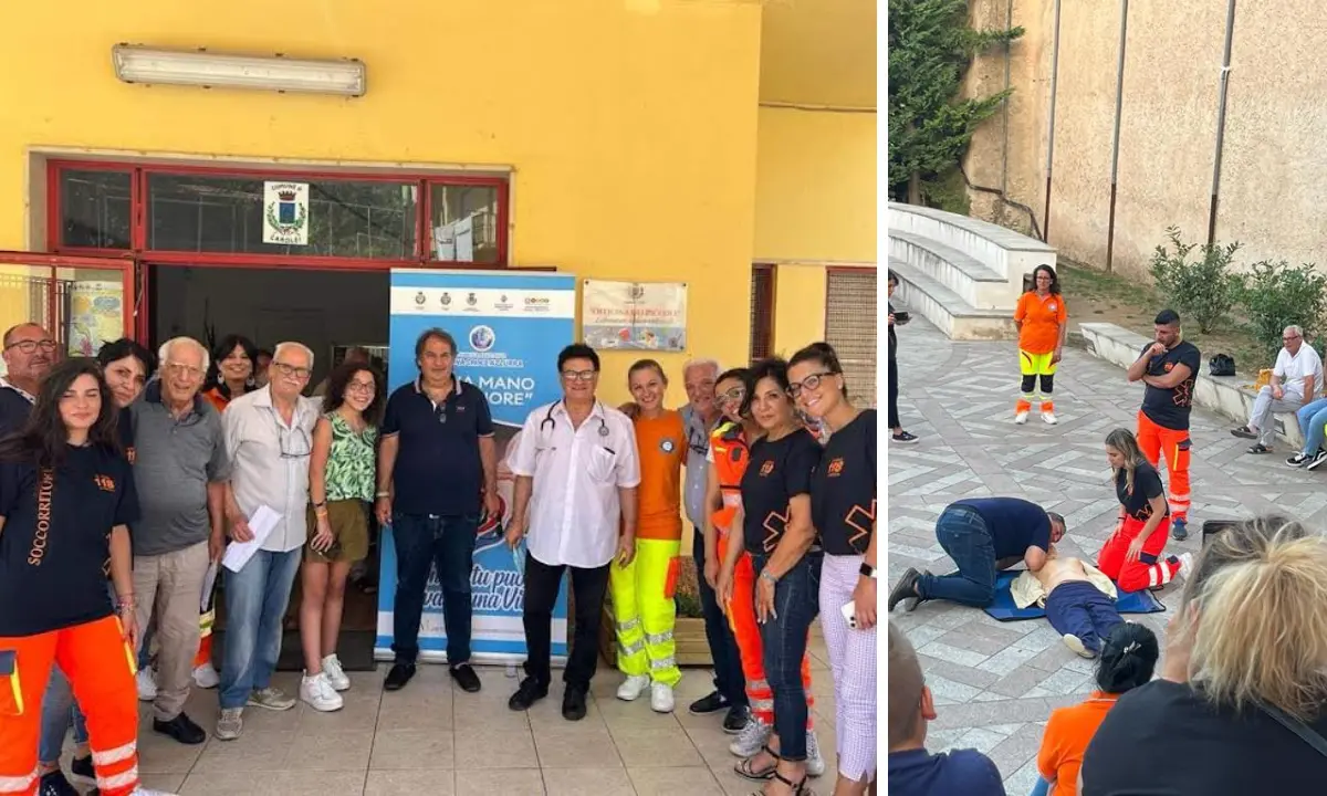 Carolei, 120 screening ad adulti e bambini per il progetto “Una mano sul cuore”
