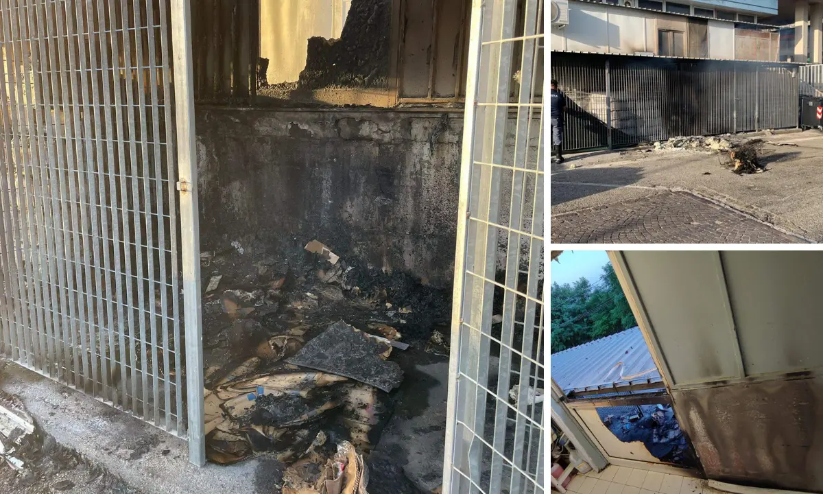 Frascineto, incendio alla stazione di servizio. Sgomberata un'area piena di viaggiatori