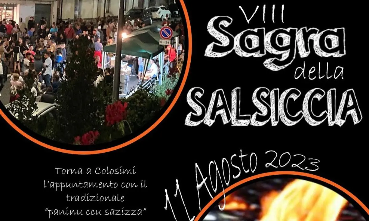 Colosimi, grande attesa per la Sagra della salsiccia