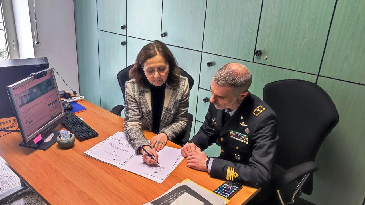 Accordo Arpacal Aeronautica per il monitoraggio e la mappatura della radioattività ambientale