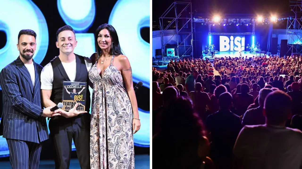 Francesco Cicchella fa il pieno al Teatro dei Ruderi di Diamante con il “Bis Summer Tour”