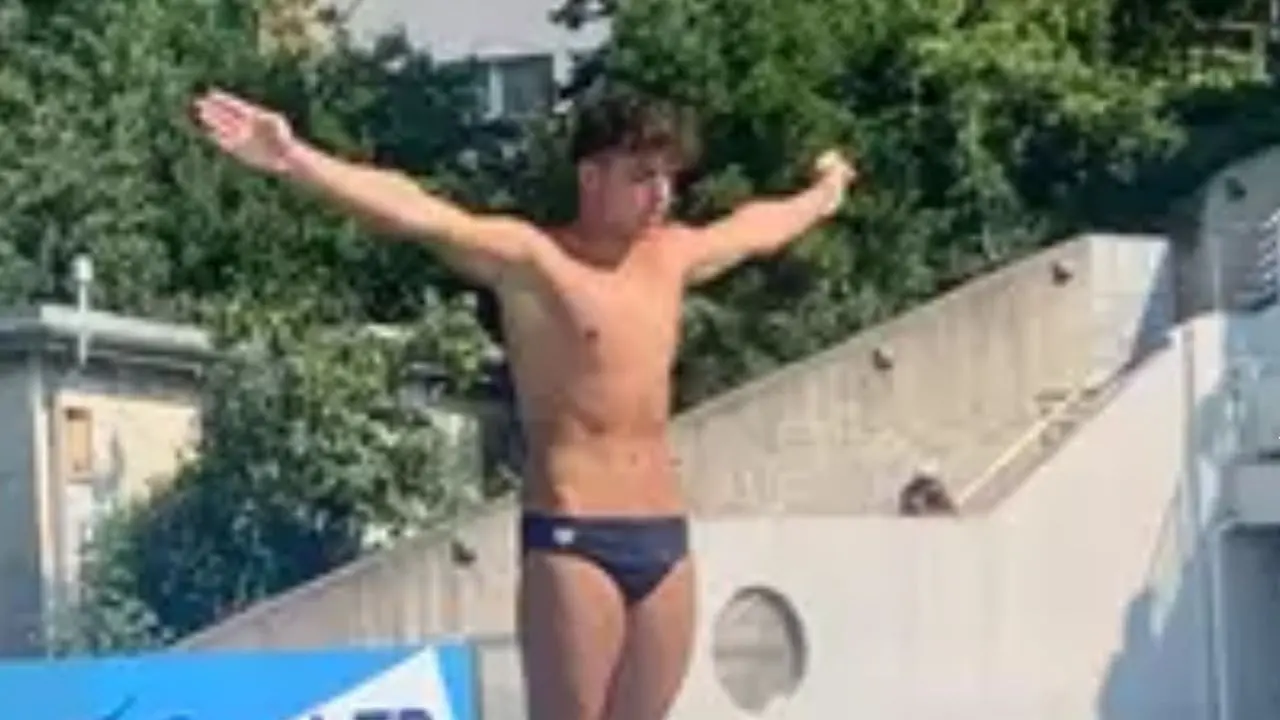 Il cosentino Stefano Ferraro in lotta per il podio ai campionati europei di tuffi
