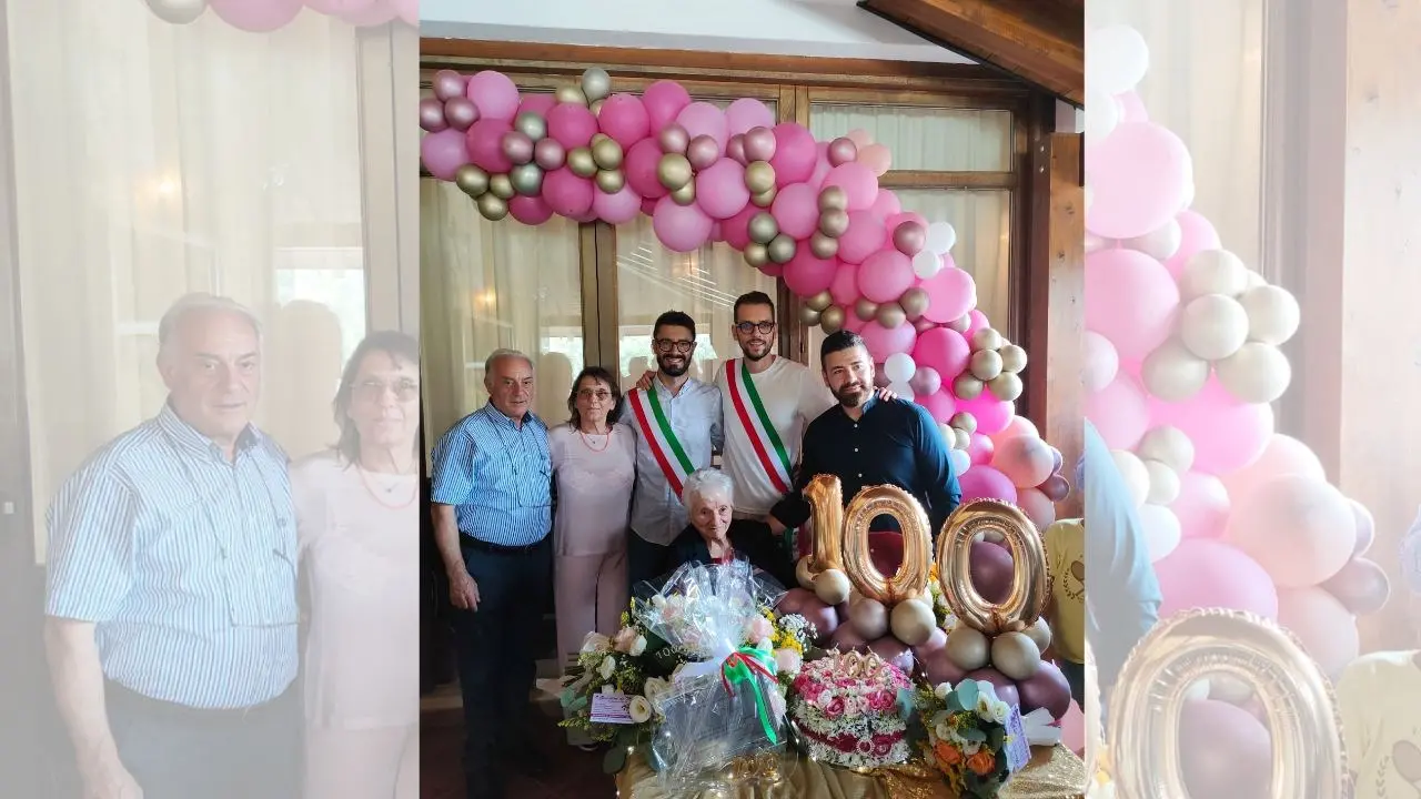 Laino Borgo, 100 anni e non sentirli. Grande festa per nonna Rosa