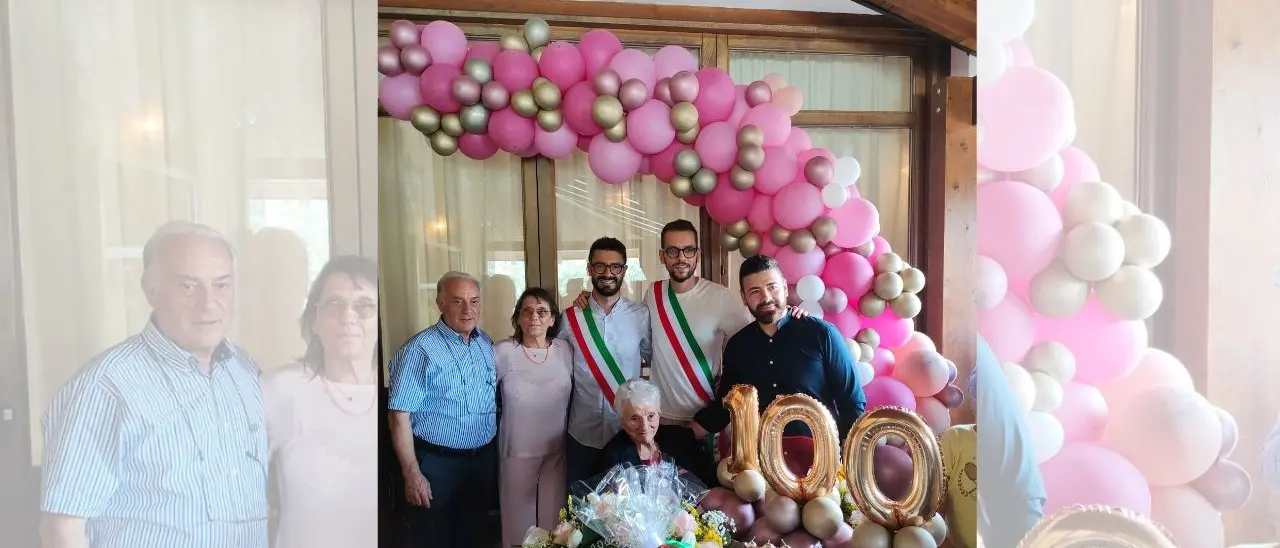 Laino Borgo, 100 anni e non sentirli. Grande festa per nonna Rosa