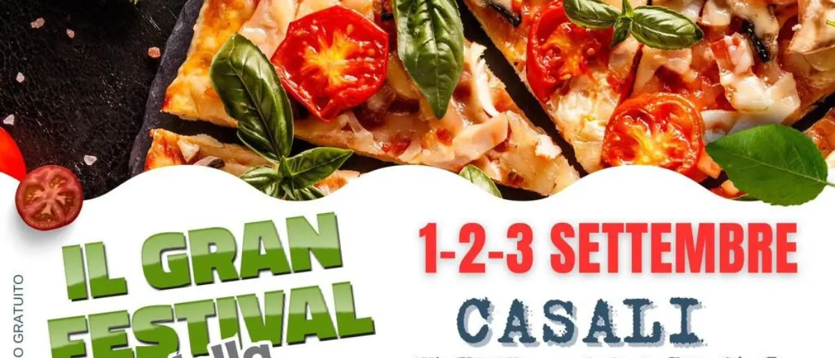 Al via il Festival della Pizza a Casali del Manco dall’1 al 3 settembre