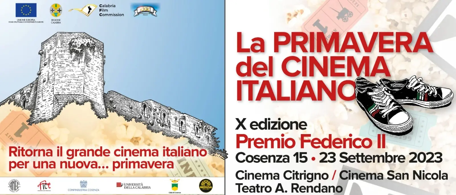 Primavera del cinema, mercoledì la conferenza stampa di presentazione