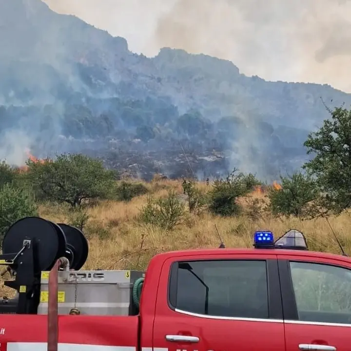Civita, incendio nel Parco Nazionale del Pollino. Il vento spinge le fiamme