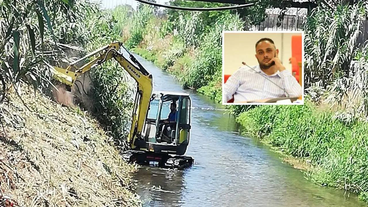 Gioia Tauro, intervento di pulizia\u00A0del fiume Budello. L'assessore Guerrisi: «Salvaguardiamo abitanti e territorio»\n