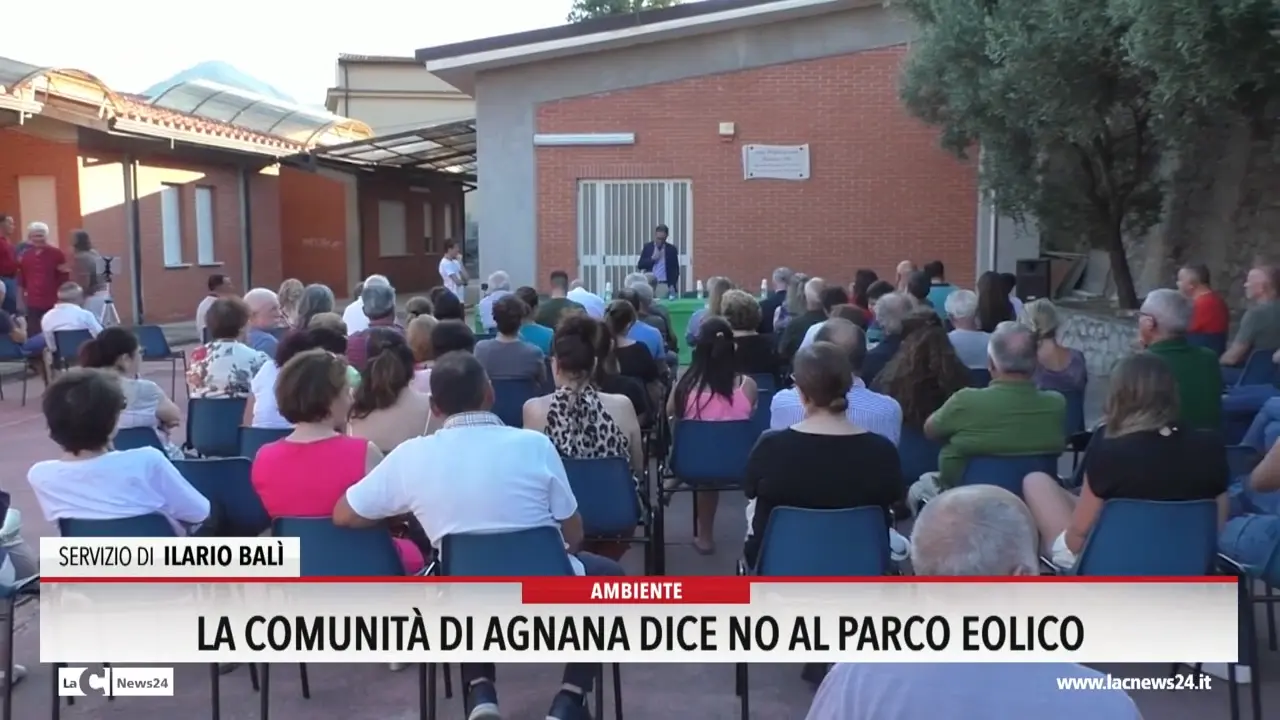 La comunità di Agnana dice No al parco eolico