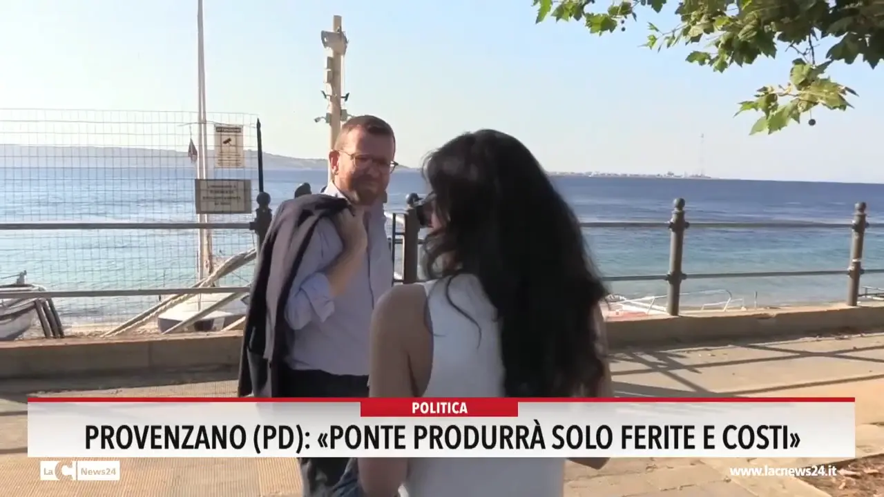 Provenzano (Pd): «Ponte produrrà solo ferite e costi»