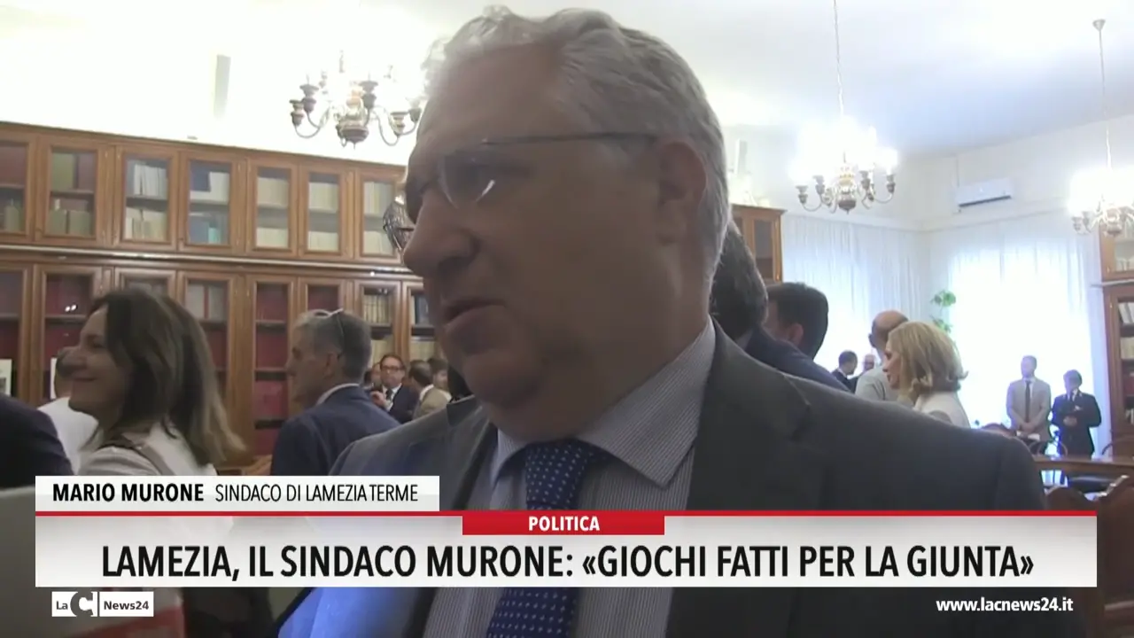 Lamezia, il sindaco Murone: «Giochi fatti per la giunta»