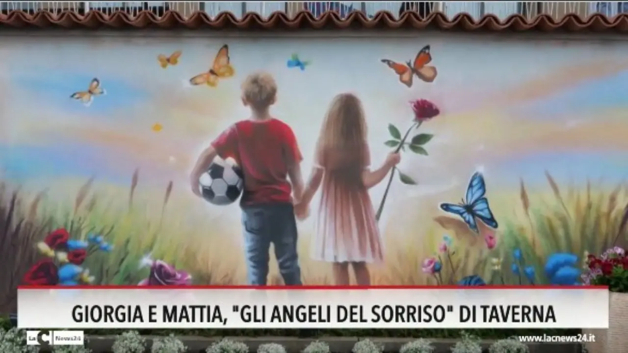 Giorgia e Mattia, gli \"angeli del sorriso\" di Taverna