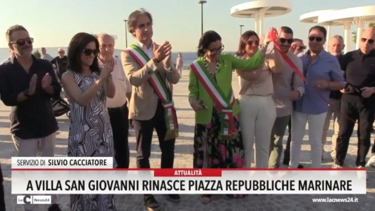 A Villa San Giovanni rinasce Piazza delle Repubbliche Marinare