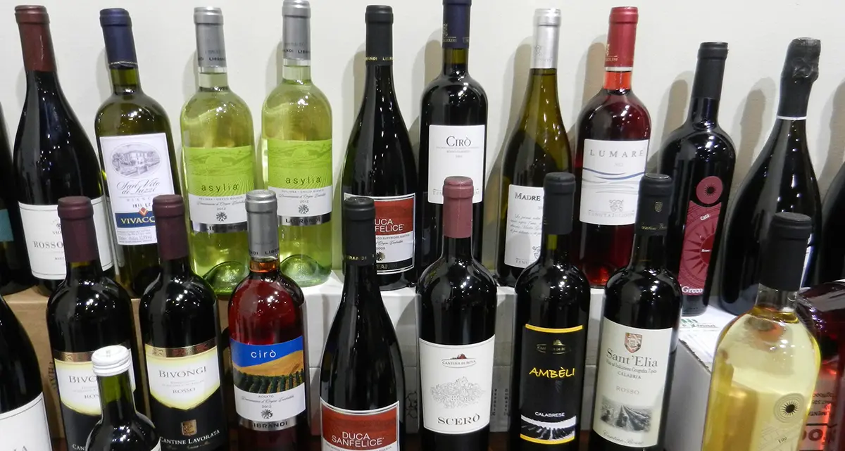 Il vino italiano (e quello calabrese) nel 2024: dai 659 milioni di bottiglie del Prosecco Doc ai 3,41 del Cirò Doc\n