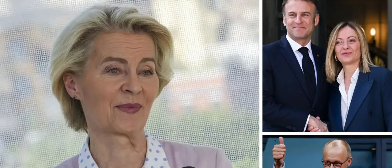 Tre leader, una lettera e un messaggio per Bruxelles: l’asse Meloni-Macron-Merz sfida Ursula sul futuro dell’Europa\n