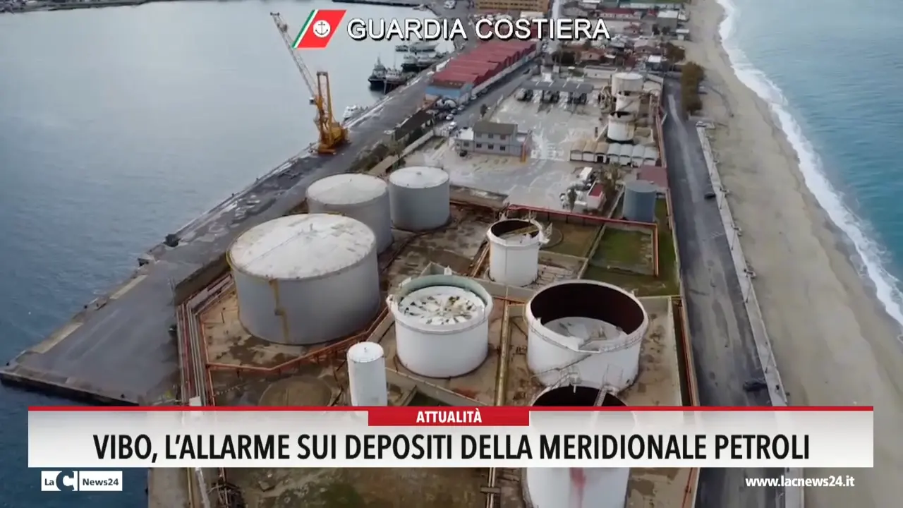 Vibo, l'allarme sui depositi della Meridionale Petroli