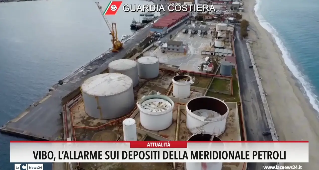 Vibo, l'allarme sui depositi della Meridionale Petroli