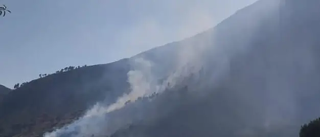 Incendio a Castrovillari, Monte Monzone in fiamme: chiusa l'A2, disagi alla viabilità\n