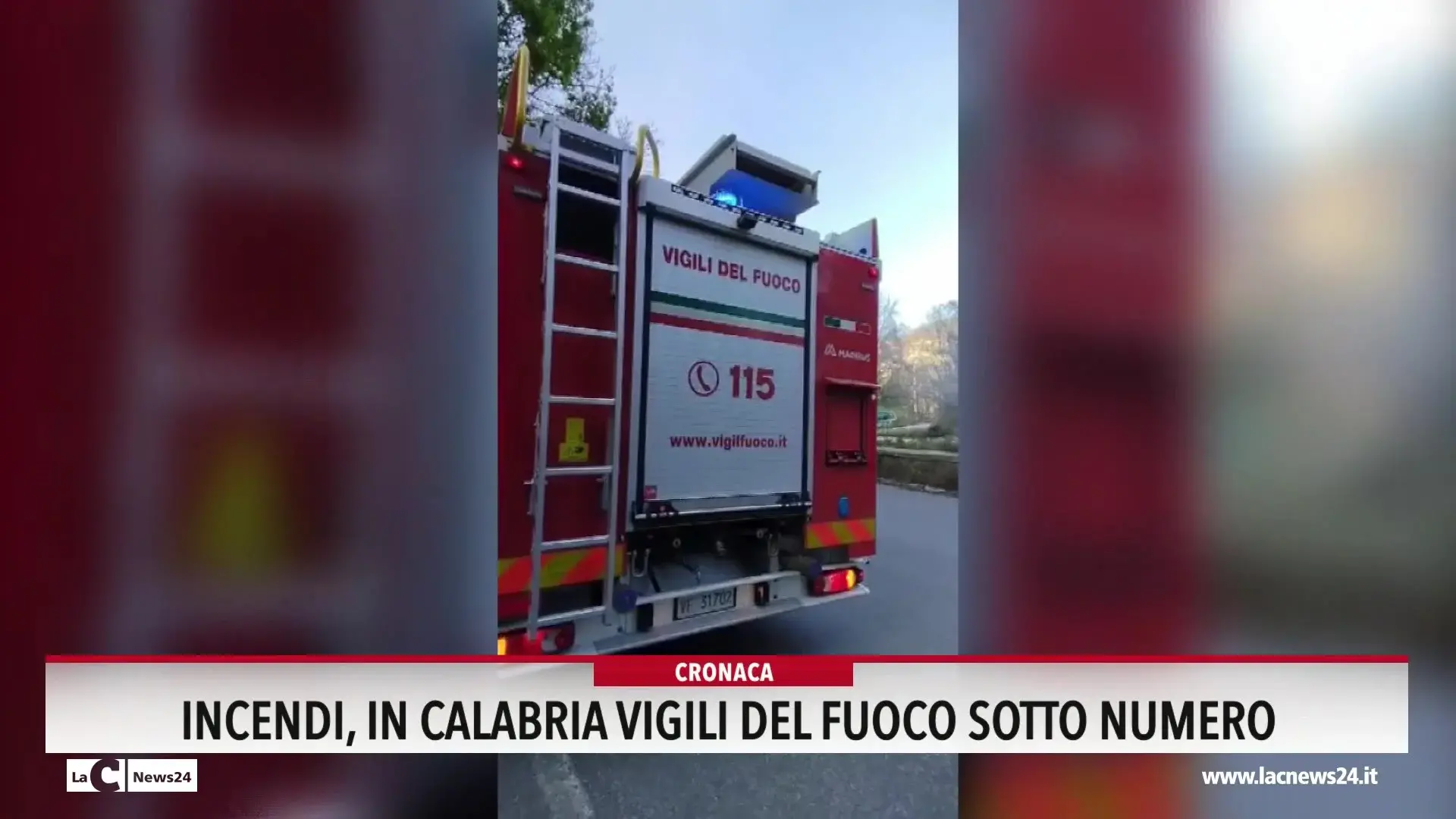 Emergenza incendi in Calabria, vigili del fuoco sotto numero