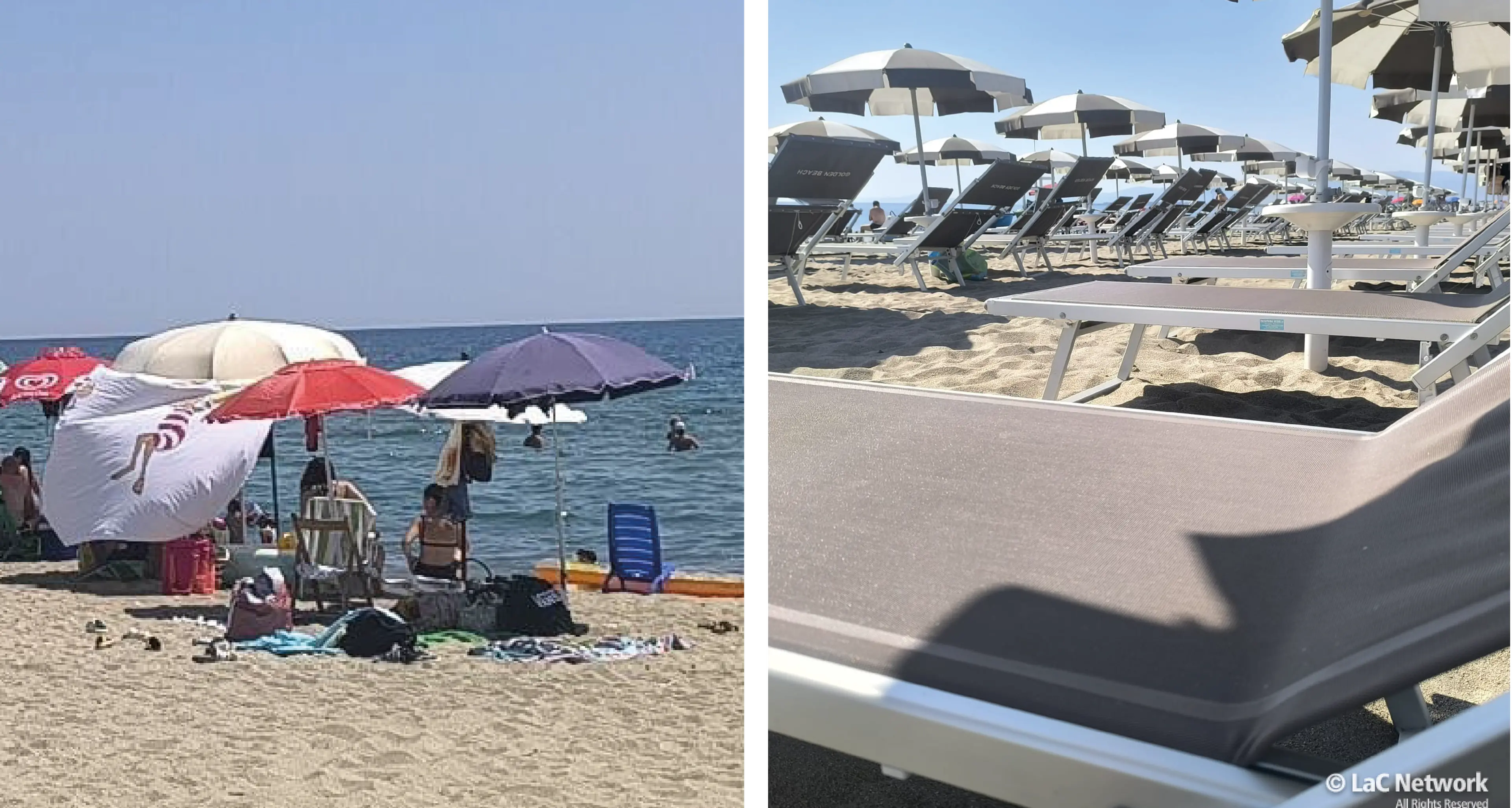 Come cambiano le coste della Calabria: il ricordo dell’arcobaleno degli ombrelloni sulle spiagge libere\n
