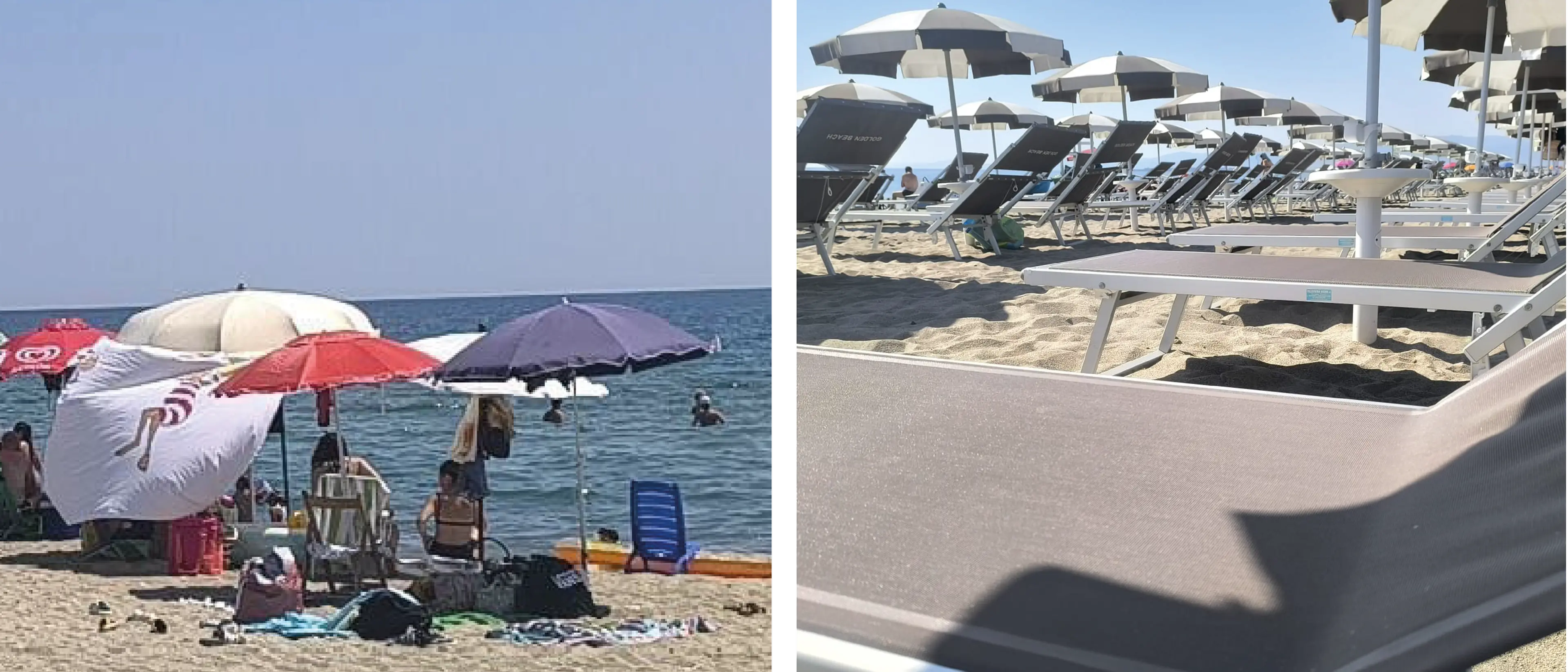 Come cambiano le coste della Calabria: il ricordo dell’arcobaleno degli ombrelloni sulle spiagge libere\n