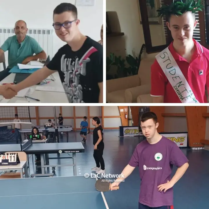 La maturità e i successi nello sport, per\u00A0Lorenzo la sindrome di Down non è un limite: «Mai fermarsi all’etichetta»\n