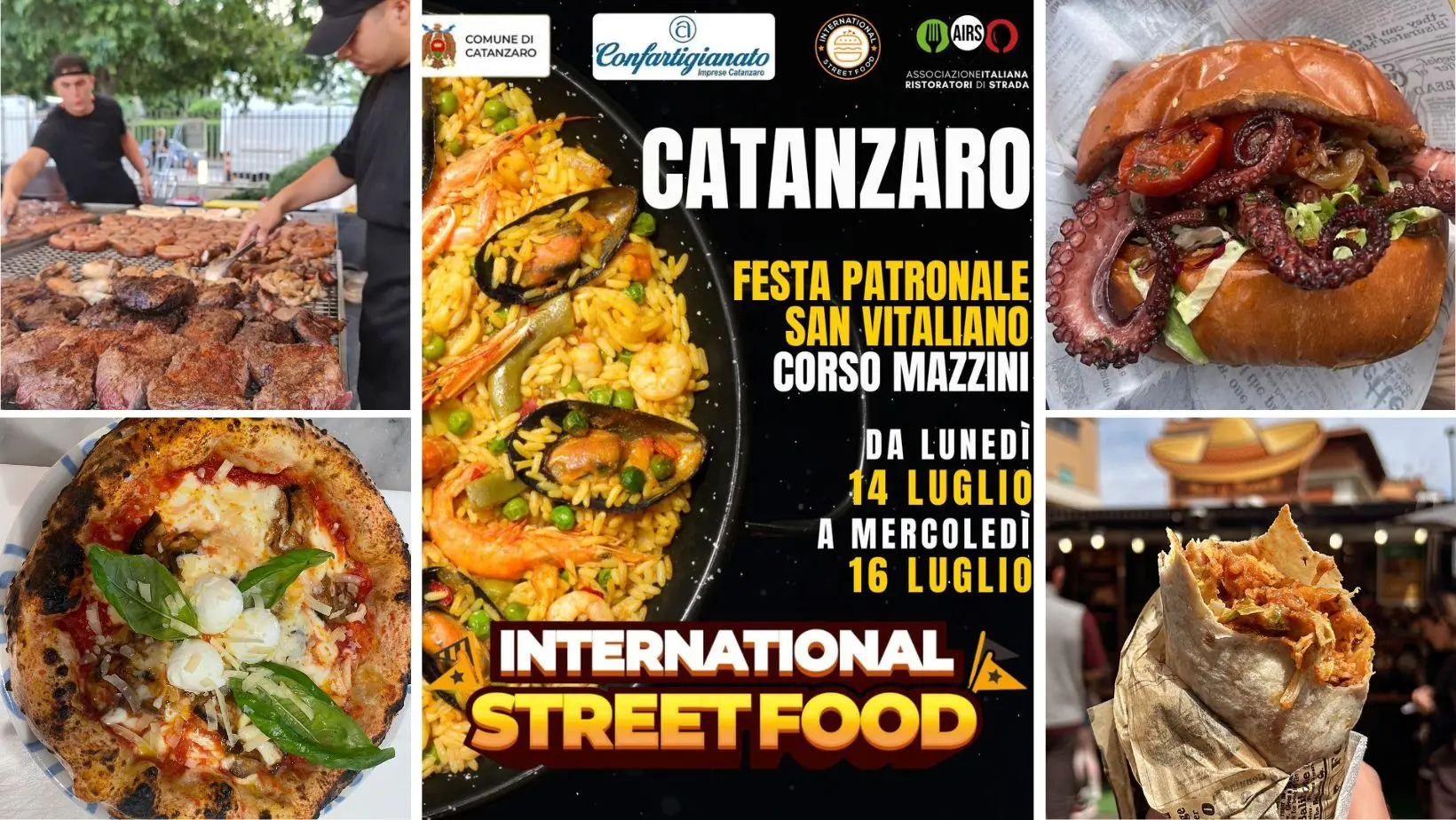 Viaggio tra i sapori del mondo: a\u00A0Catanzaro la 72esima\u00A0tappa dell’International Street Food\n